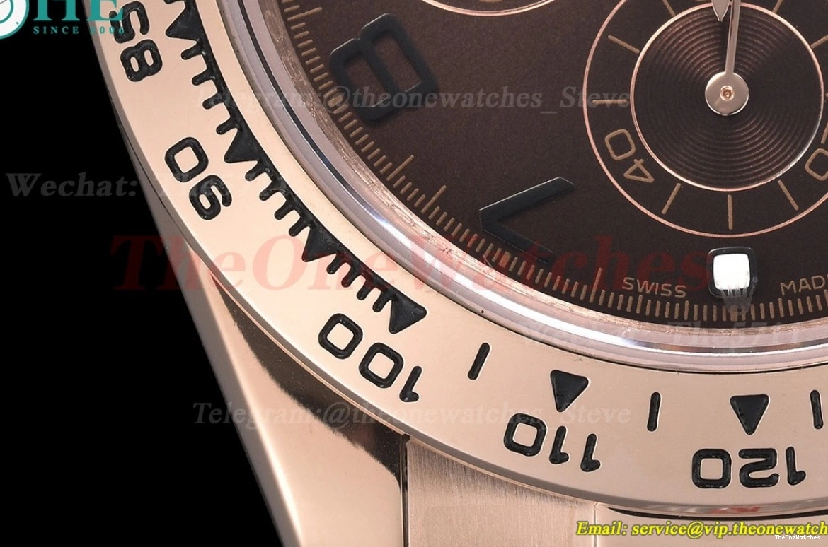 40mm GDF A3836 Brown RG RG Dial Daytona 0109